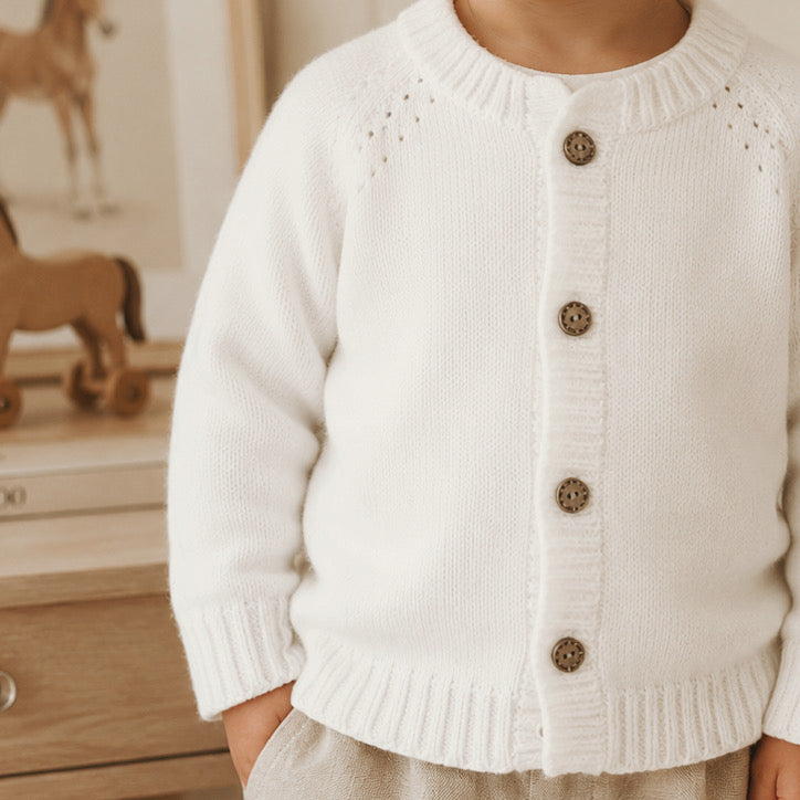 Cotton Cardigan // Cream
