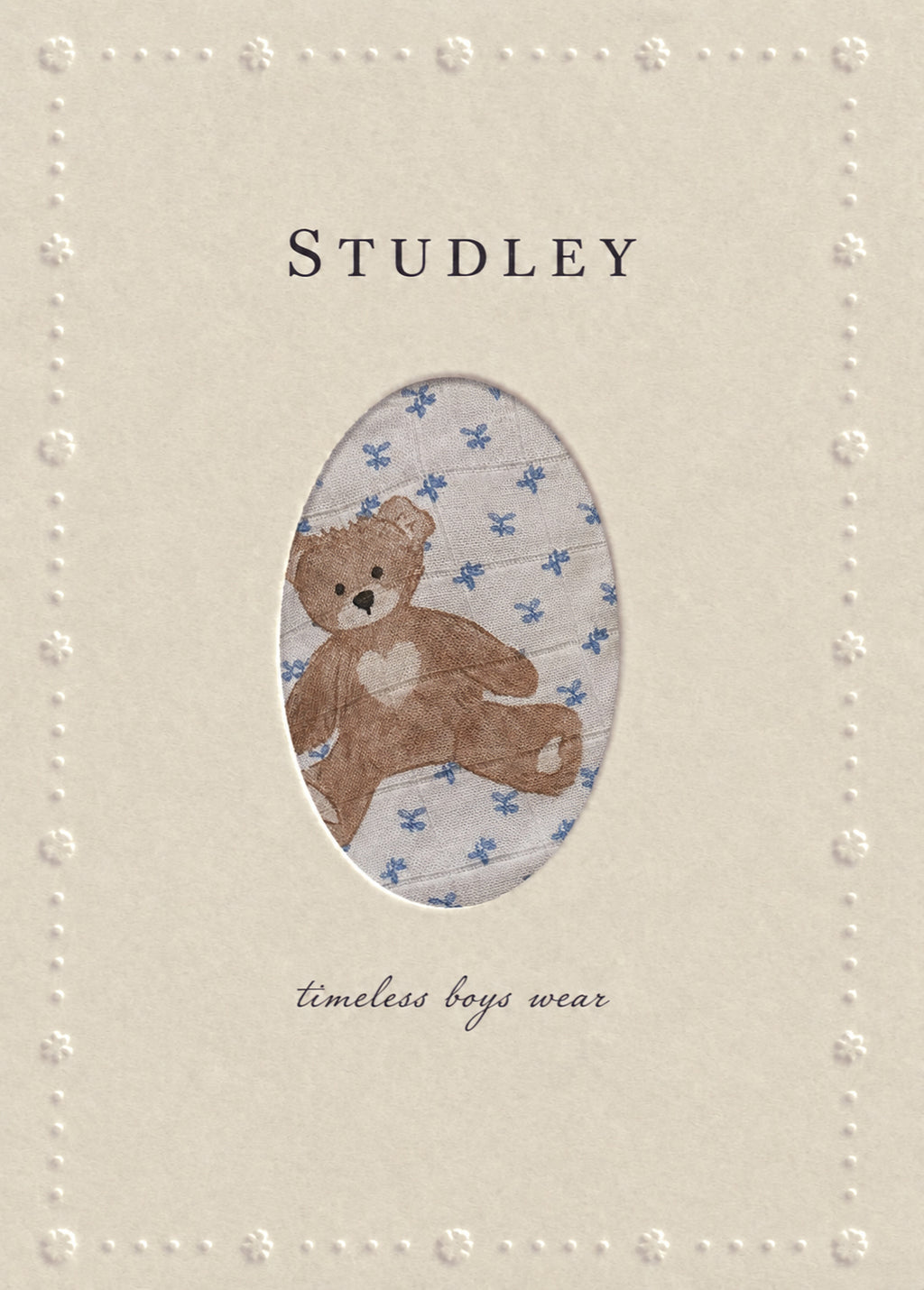 Teddy Bear Picnic // Fitted Cot sheet