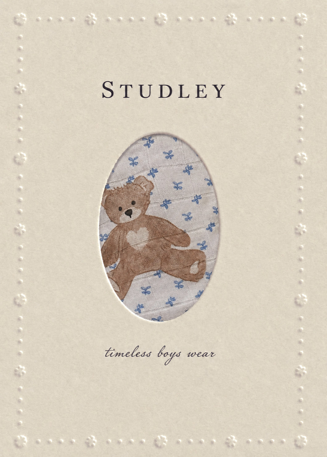 Teddy Bear Picnic // Fitted Cot sheet