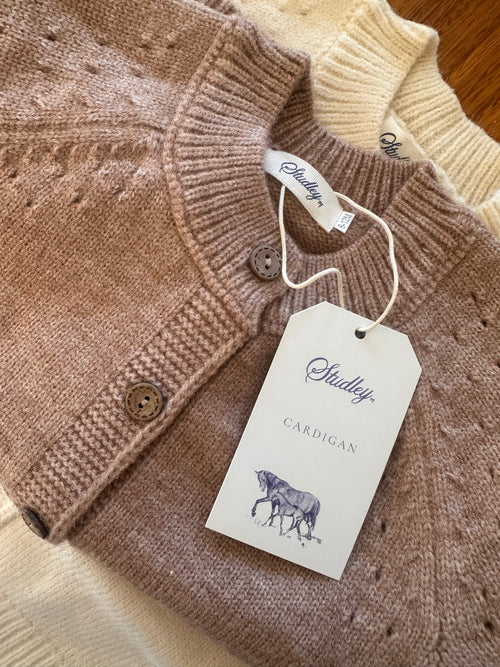 Cotton Cardigan // Brown
