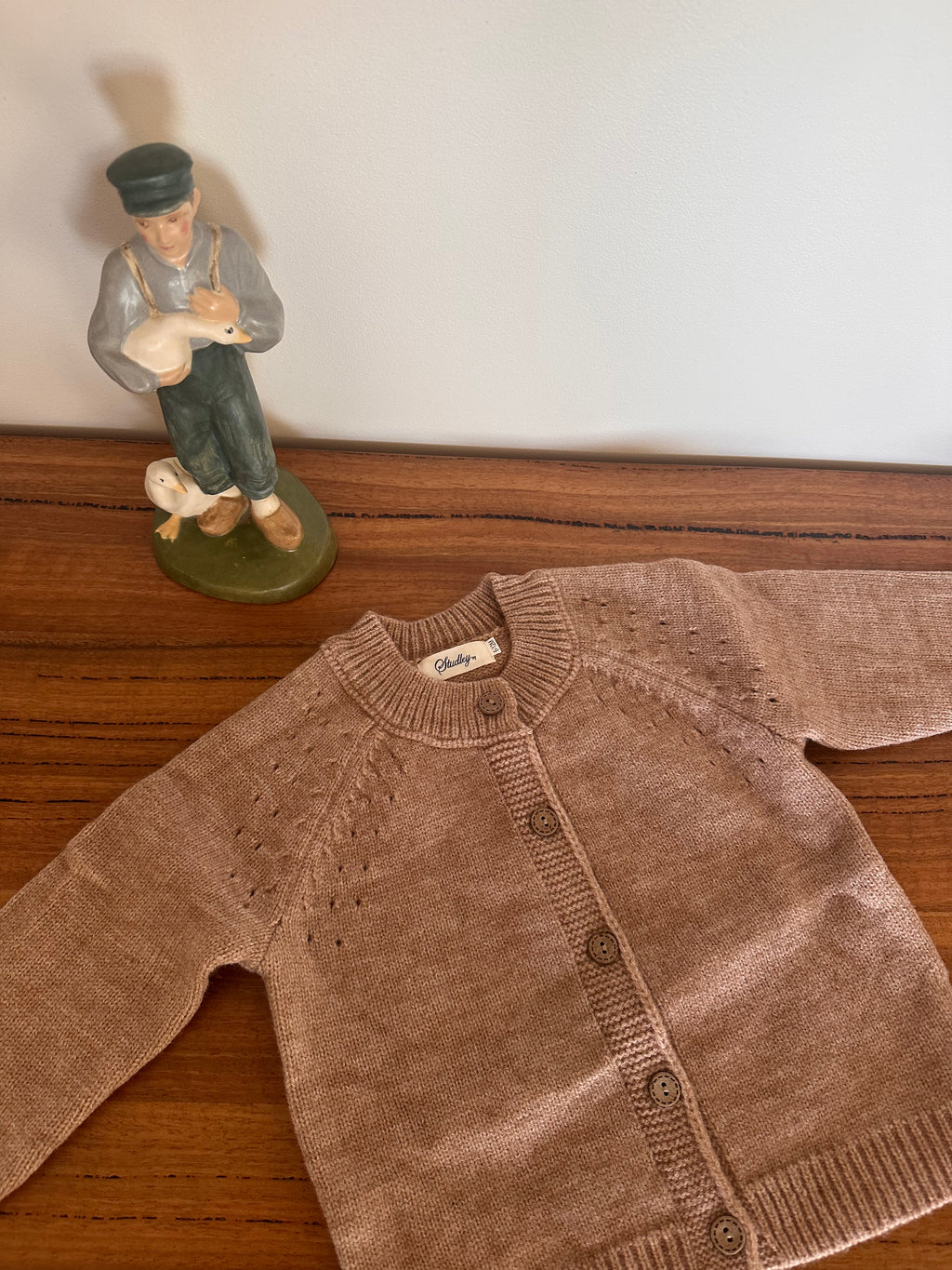 Cotton Cardigan // Brown