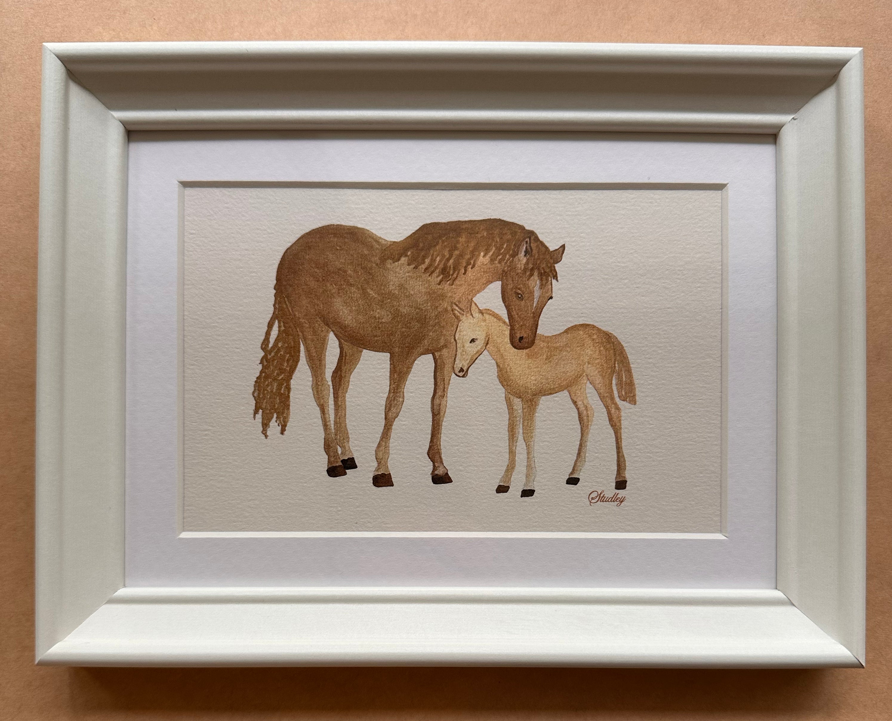 Mare & Colt // Mini Framed Artwork