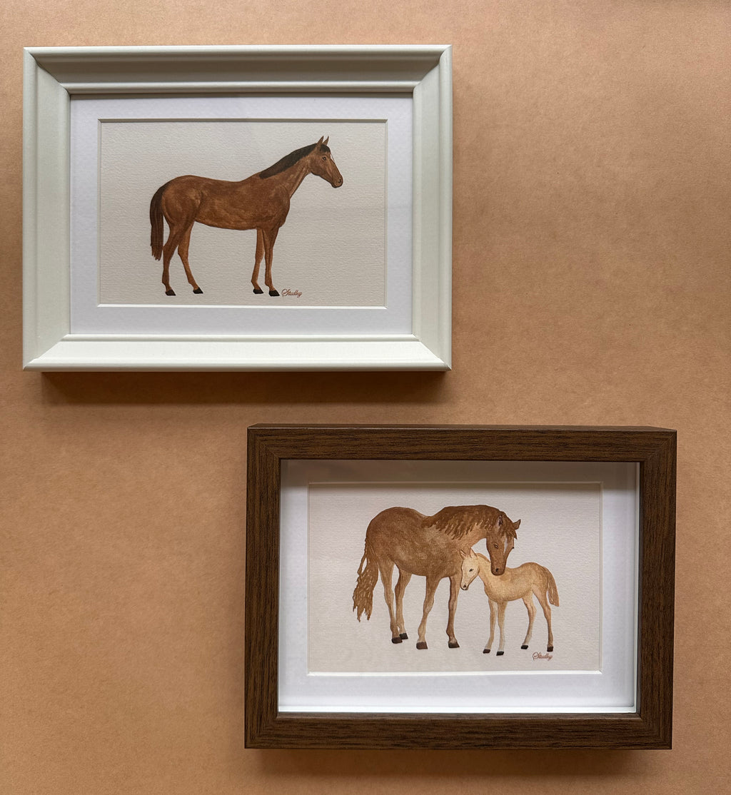 Horse // Mini Framed Artwork