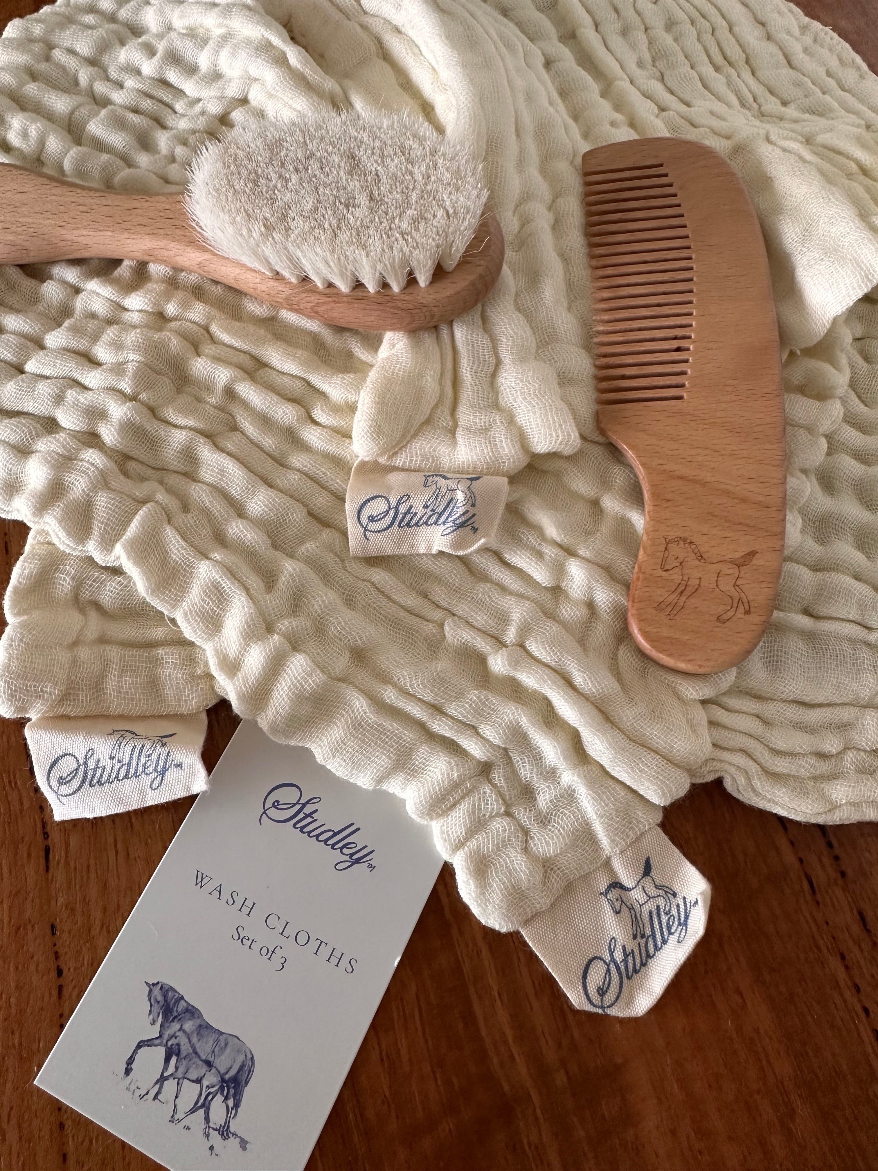 Cream Wash Cloths // Set of 3
