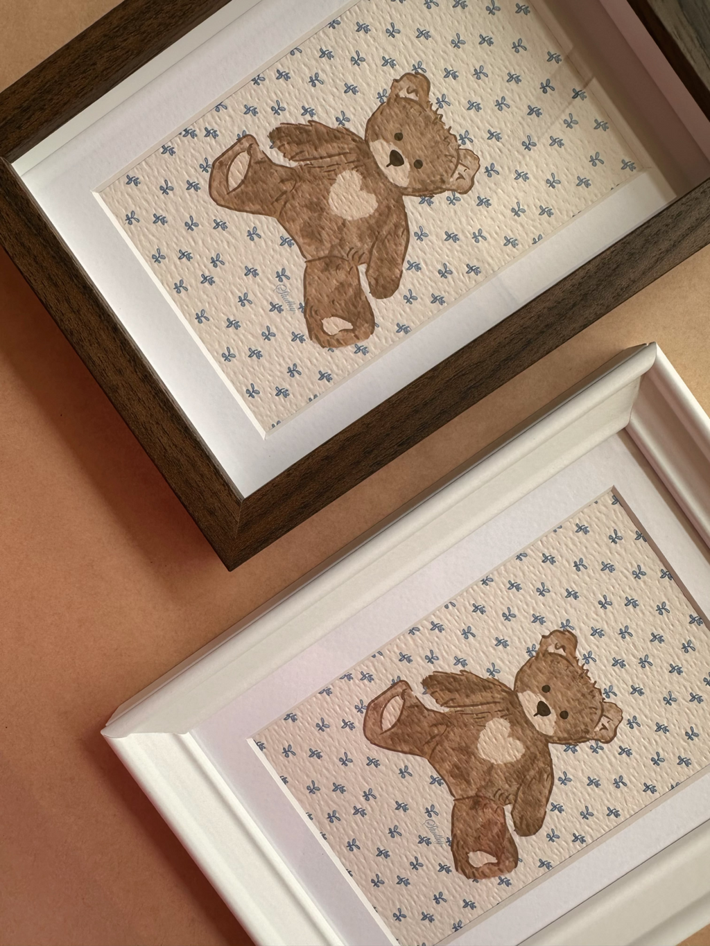 Teddy Bear // Mini Framed Artwork