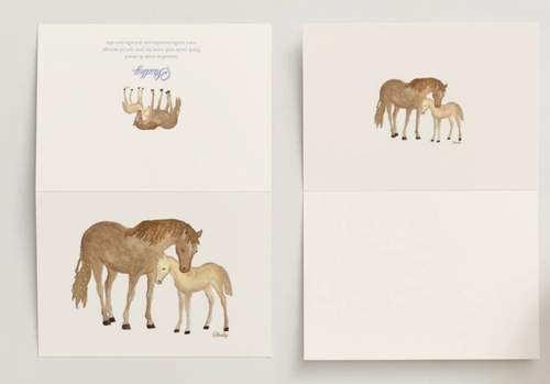 Mare & Colt // Card