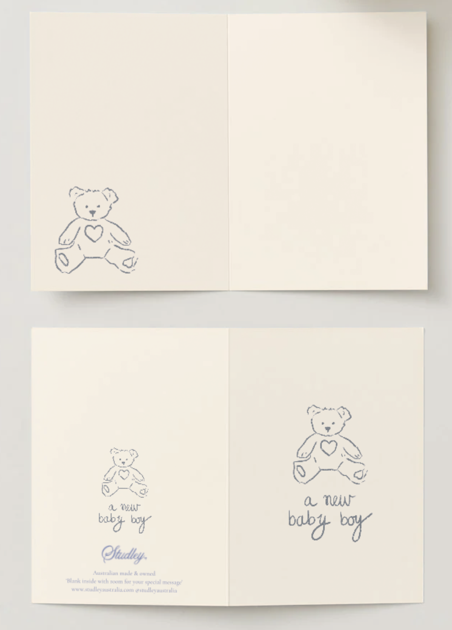 A New Baby Boy // Card