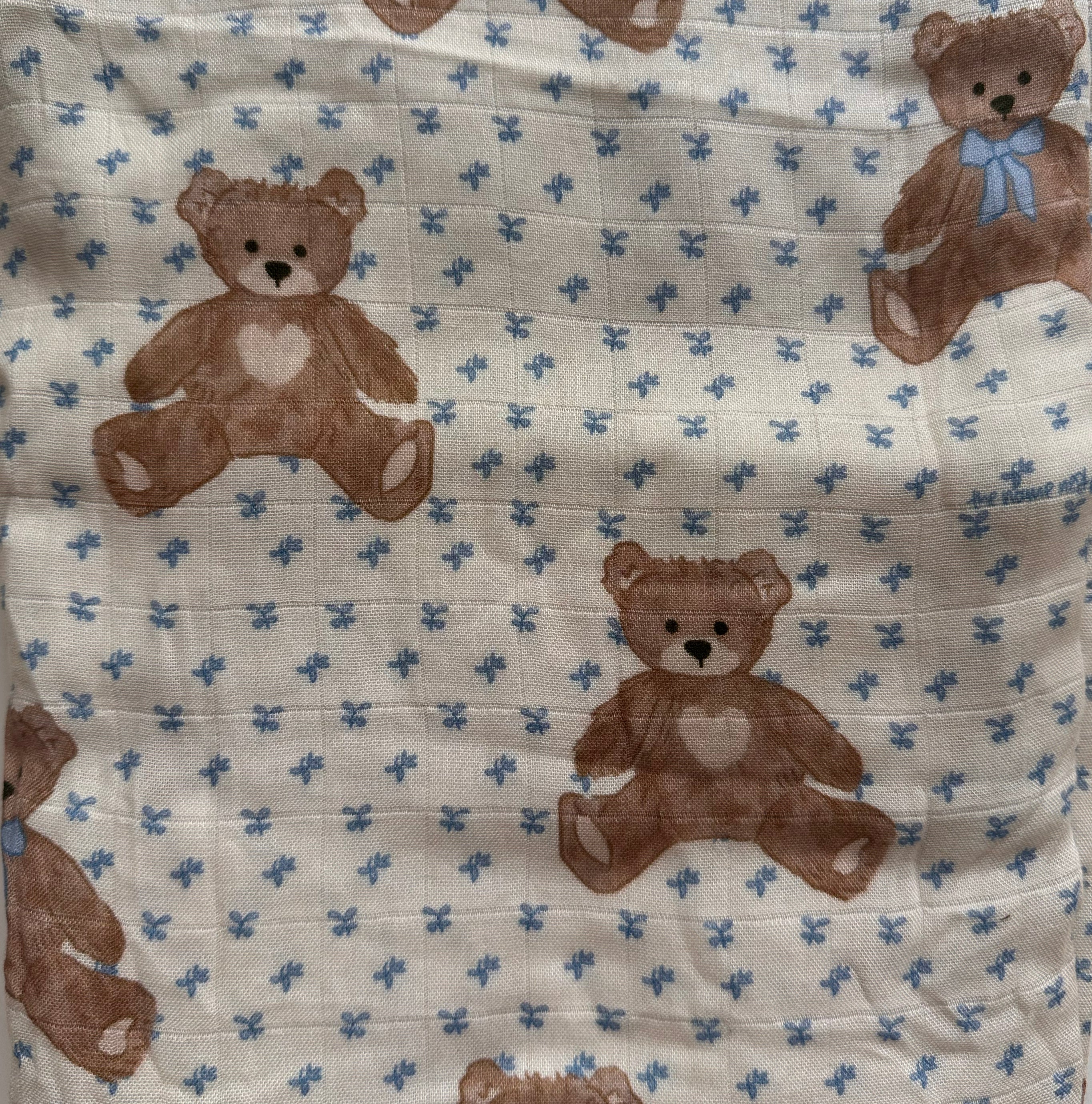 Teddy Bear Picnic // Fitted Cot sheet